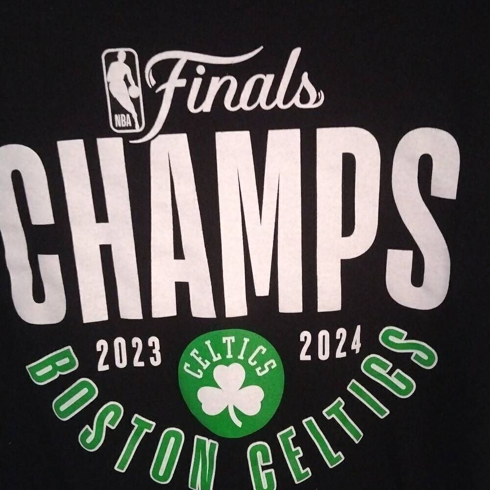 NBA Boston Celtics Champs T-shirt XXL Black NWOT